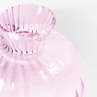 Vase Pion - Diameter 20 cm, Height 19 cm, Pink | Svenskt Tenn