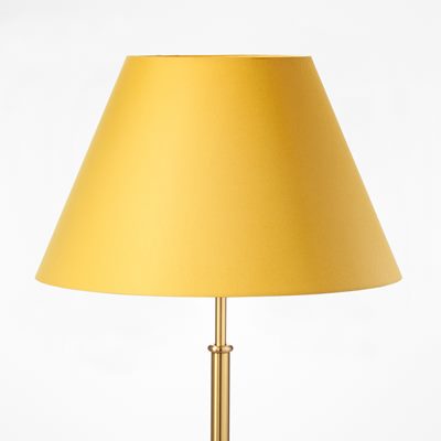 Lampshade 1257 -  Diameter below 40,5 cm Height 26 cm, Cotton Satin, Yellow, Svenskt Tenn | Svenskt Tenn