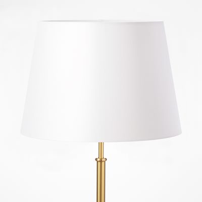 Lampshade 2326 - Diameter below 40,5 cm Height 28 cm, Cotton Satin, White, Svenskt Tenn | Svenskt Tenn