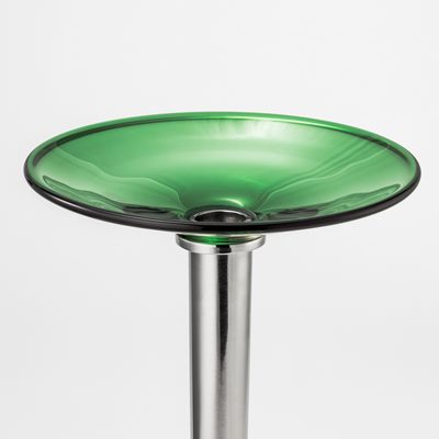 Candle Ring Gala - Diameter 15,5 cm Height 3 cm, Glass, Green, Ulla Christiansson | Svenskt Tenn