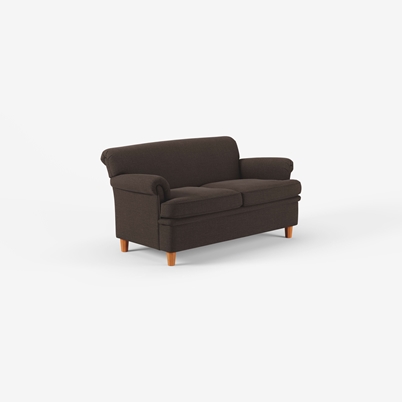 Sofa 678 - Length 150 cm, Height 78 cm, Heavy Linen , Dark brown | Svenskt Tenn