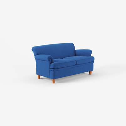 Sofa 678 - Length 150 cm, Height 78 cm, Heavy Linen , Blue | Svenskt Tenn