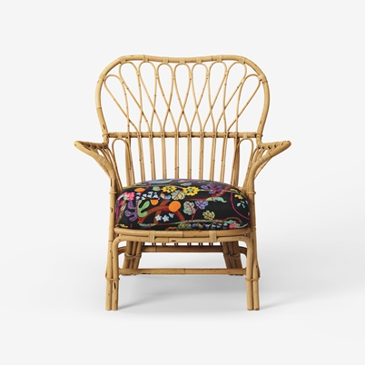 Chair Cushion Pad 311 - Baranquilla, Black | Svenskt Tenn