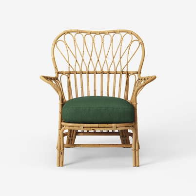 Chair Cushion Pad 311 - Vägen, Dark green | Svenskt Tenn