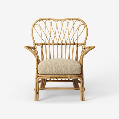 Chair Cushion Pad 311 - Dr Axel, Beige | Svenskt Tenn