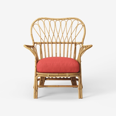Chair Cushion Pad 311 - Vägen, Orange | Svenskt Tenn