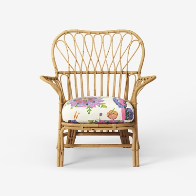 Chair Cushion Pad 311 - Hawai, White | Svenskt Tenn