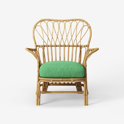 Chair Cushion Pad 311 - Vägen, Green | Svenskt Tenn