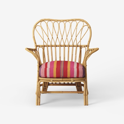 Chair Cushion Pad 311 - Hamaca Rojo, Multi | Svenskt Tenn