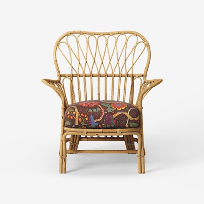Chair Cushion Pad 311 - Mirakel, Brown | Svenskt Tenn