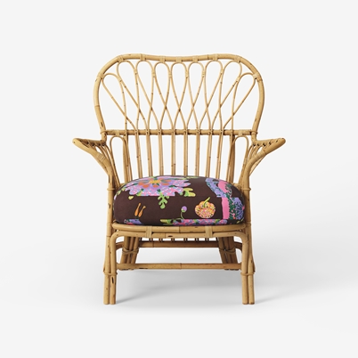 Chair Cushion Pad 311 - Hawai, Brown | Svenskt Tenn