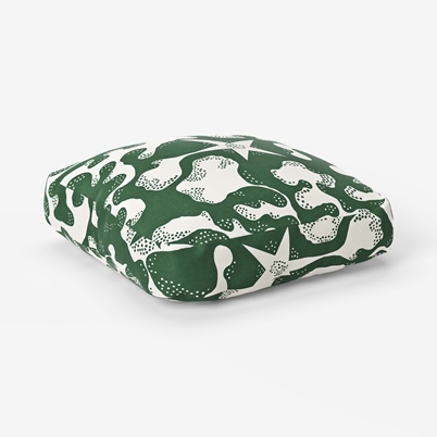Stool Cushion Pad 311 - Aristidia, Green | Svenskt Tenn