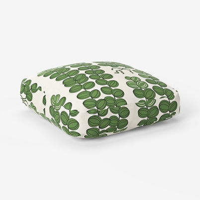 Stool Cushion Pad 311 - Celotocaulis, Green | Svenskt Tenn