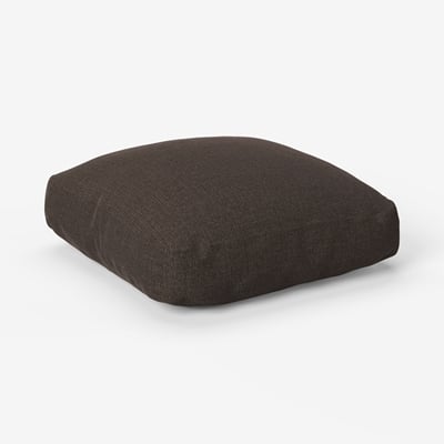 Stool Cushion Pad 311 - Svenskt Tenn Online - Heavy Linen , Dark brown, Josef Frank