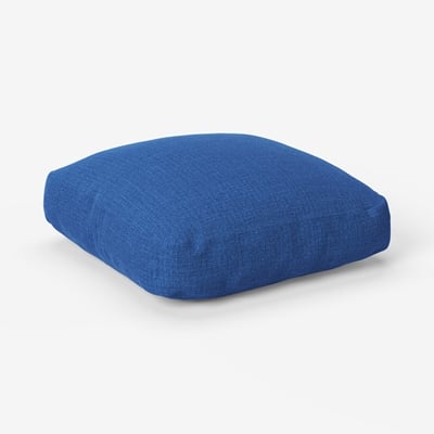 Stool Cushion Pad 311 - Svenskt Tenn Online - Heavy Linen , Blue, Josef Frank