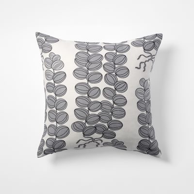 Cushion Celotocaulis - Svenskt Tenn Online - Length 50 cm Width 50 cm, Linen, Celotocaulis, Grey, Josef Frank/Svenskt Tenn