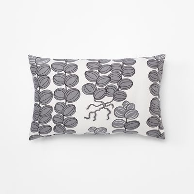 Cushion Celotocaulis - Length 55 cm Width 35 cm, Linen, Celotocaulis, Grey, Josef Frank/Svenskt Tenn | Svenskt Tenn