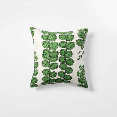 Cushion Celotocaulis - Svenskt Tenn Online - Length 40 cm Width 40 cm, Linen, Celotocaulis, Green, Josef Frank/Svenskt Tenn