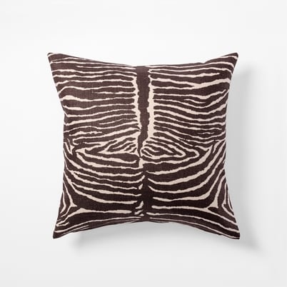 Cushion Le Zebre - Width 50 cm, Length 50 cm, Brown | Svenskt Tenn