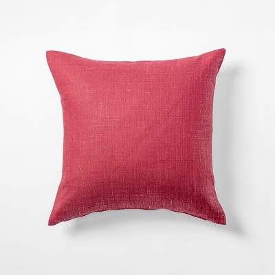Cushion Svenskt Tenn Linen - Length 50 cm Width 50 cm, Linen, Dark Pink, Svenskt Tenn | Svenskt Tenn