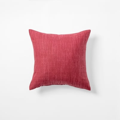 Cushion Svenskt Tenn Linen - Width 40 cm, Length 40 cm, Dark pink | Svenskt Tenn