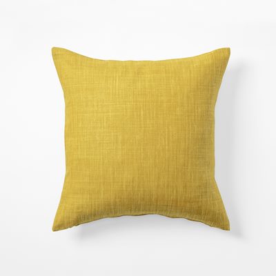 Cushion Svenskt Tenn Linen - Svenskt Tenn Online - Length 50 cm Width 50 cm, Linen, Yellow, Svenskt Tenn