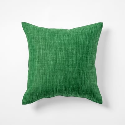 Cushion Svenskt Tenn Linen - Width 50 cm, Length 50 cm, Dark green | Svenskt Tenn