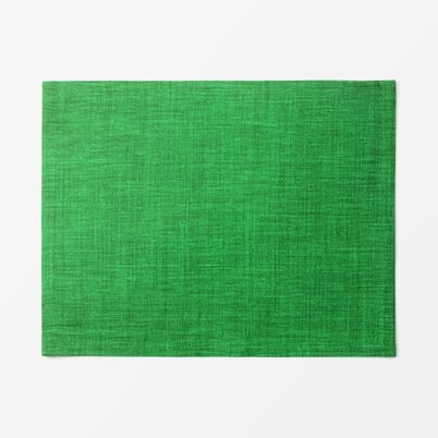 Placemat Textile Svenskt Tenn Lin - Dark green | Svenskt Tenn