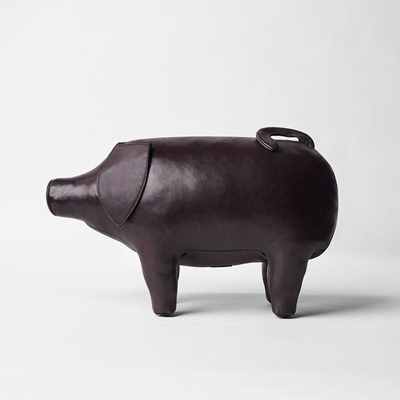 Leather Pig - Svenskt Tenn Online - Length 58 cm Width 21 cm Height 33,5 cm, Leather