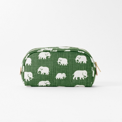 Toiletry Bag Elefant - Length 20 cm, Height 11 cm, Green | Svenskt Tenn