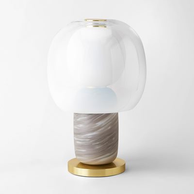 Bordslampa Fusa 45 - Glas, Neutral, Luca Nichetto | Svenskt Tenn