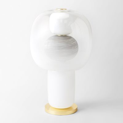 Bordslampa Fusa 70 - Glas, Neutral, Luca Nichetto | Svenskt Tenn