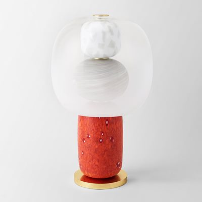 Table Lamp Fusa 70 - Glass, Red, Luca Nichetto | Svenskt Tenn