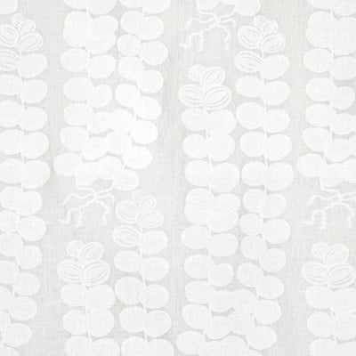 Fabric Sample Celotocaulis - Svenskt Tenn Online - Linen 100, White, Josef Frank