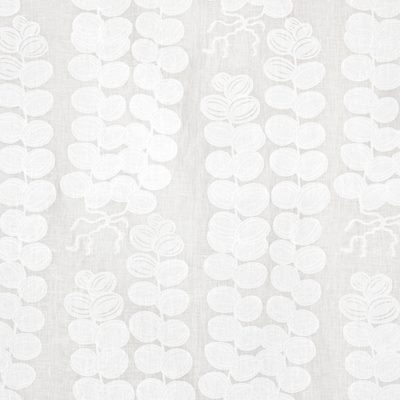 Textile Celotocaulis - Svenskt Tenn Online - Width 130 cm Repeat 65 cm, Linen 100, Celotocaulis, White, Josef Frank