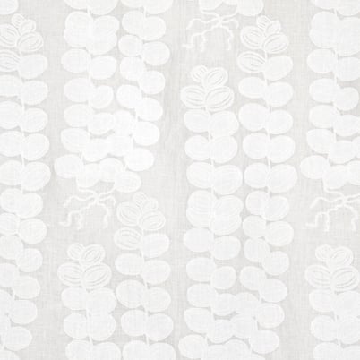 Fabric Sample Celotocaulis - Linen 100, White | Svenskt Tenn