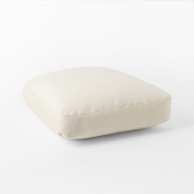 Cushion Armchair 311 Vägen White - Svenskt Tenn Online - Length 65 cm Width 56 cm Height 15 cm, Linen & Cotton, White, Josef Frank