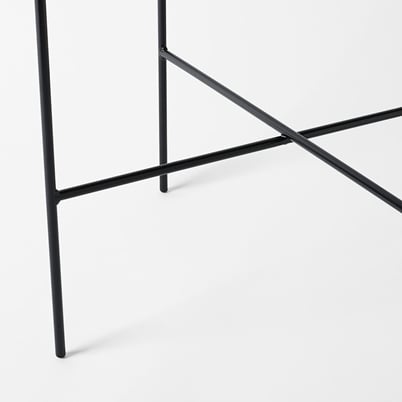 Tray Stand Steel - Diameter 65 cm, Height 55 cm, Black | Svenskt Tenn