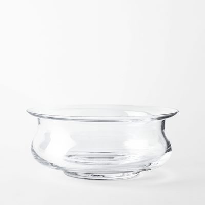 Vase No5 - Svenskt Tenn Online - Ø20 cm Height 10 cm, Glass, Clear, Josef Frank
