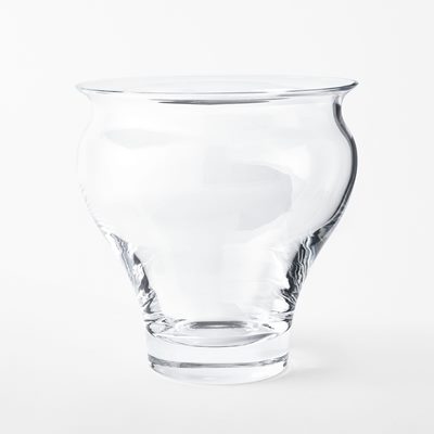 Vase No7 - Ø20 cm Height 20 cm, Glass, Clear, Josef Frank | Svenskt Tenn