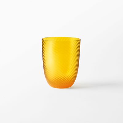 Glass Idra - Svenskt Tenn Online - Diameter 8 cm Height 11 cm, Glass, Yellow, Nason Moretti