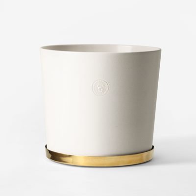 Pot Tolvekarna - Ø23,5 cm Height 21,5 cm, Stoneware, Eggshell, Erika Pekkari | Svenskt Tenn