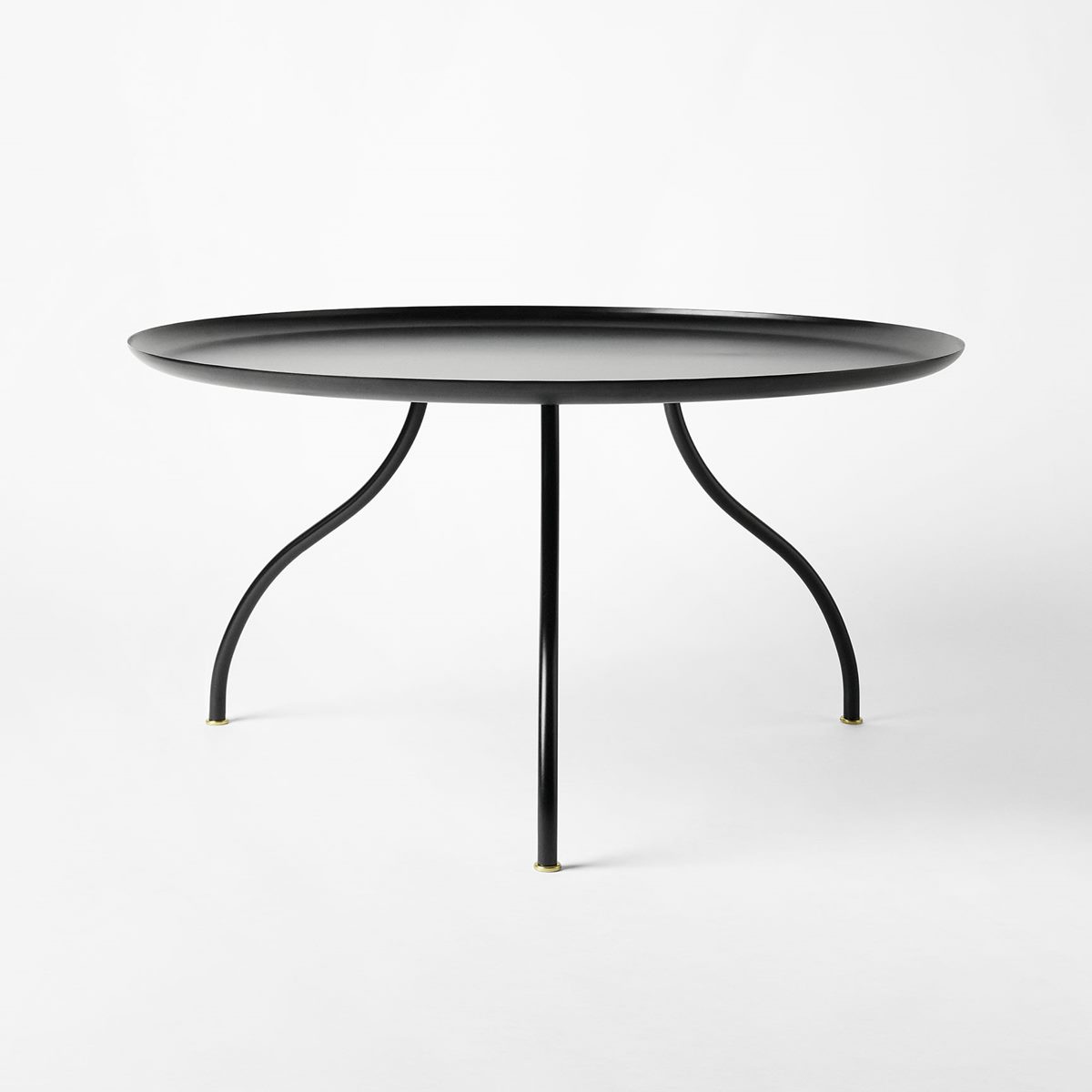 Coffee Table Oolong - 95 cm, Iron, Black, Eva Schildt | Svenskt Tenn