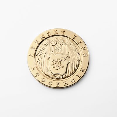 Gift Coin Gold - Gold plated Pewter, Round, Svenskt Tenn | Svenskt Tenn