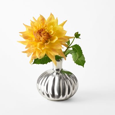 Vase Pumpkin - Length 13 cm Width 12 cm Height 15 cm, Pewter, Estrid Ericson | Svenskt Tenn