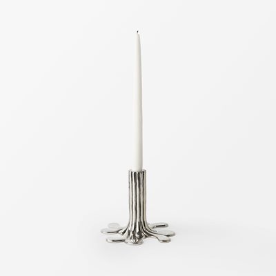 Candle Holder Flow - Diameter 15,5 cm Height 14 cm, Pewter, Sissi Westerberg | Svenskt Tenn