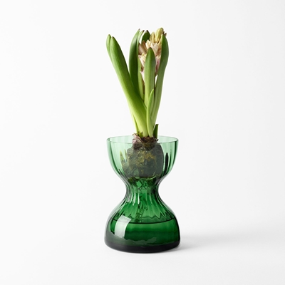 Vase Iris - Svenskt Tenn Online - Ø10,5 cm Height 14 cm, Glass, Green, Ann Wåhlström