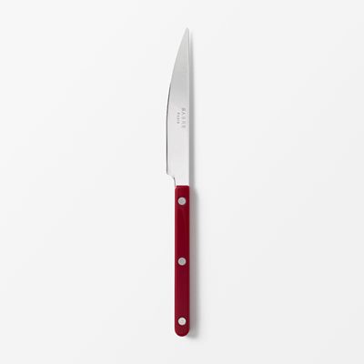Cutlery Bistro - Height 21,5 cm, Stainless Steel, Dinner Knife, Red, Sabre | Svenskt Tenn