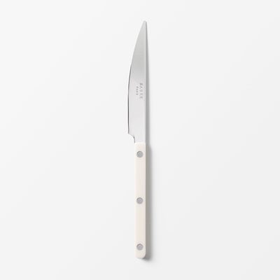 Cutlery Bistro - Svenskt Tenn Online - Height 21,5 cm, Stainless Steel, Dinner Knife, White, Sabre