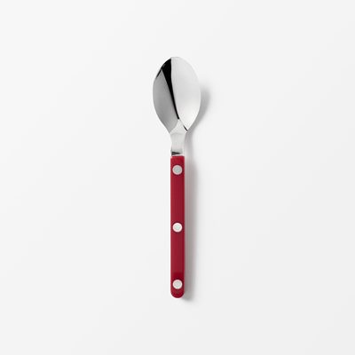 Cutlery Bistro - Svenskt Tenn Online - Height 16 cm, Stainless Steel, Tea Spoon, Red, Sabre